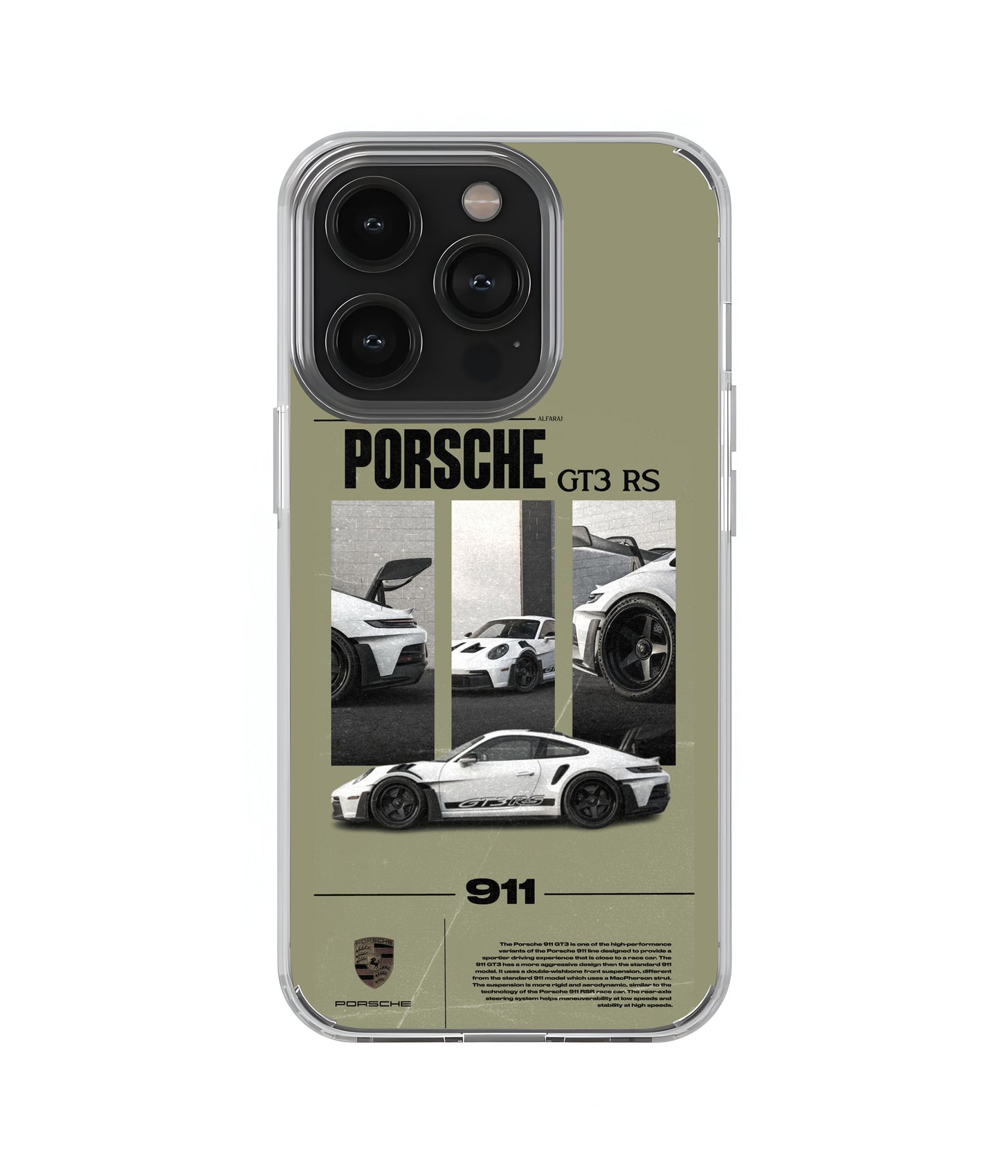 Porche Transperent Case