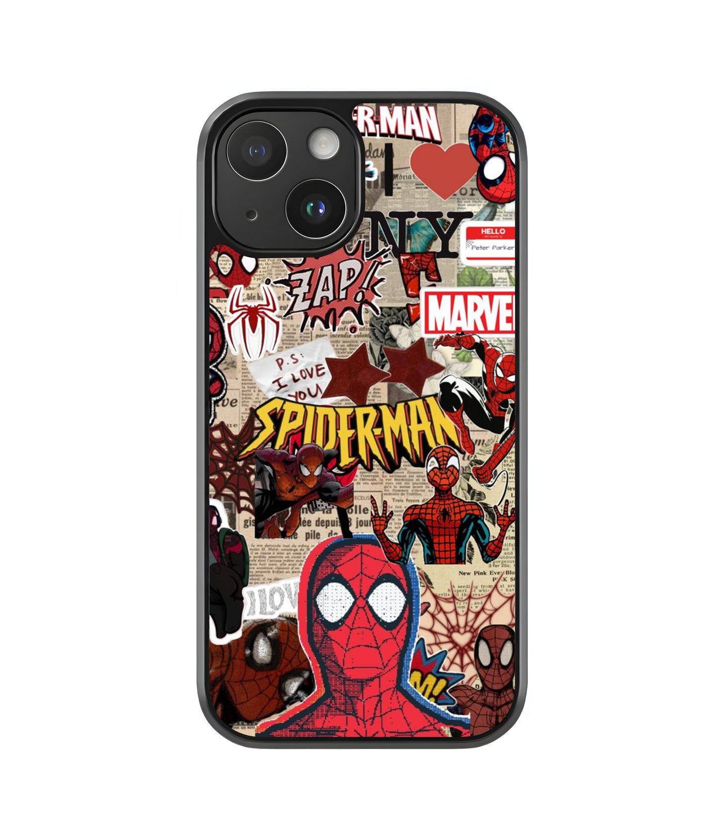 Spiderman Glass Case