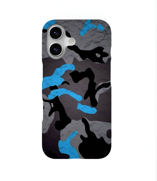 Blue Camo Hard Case