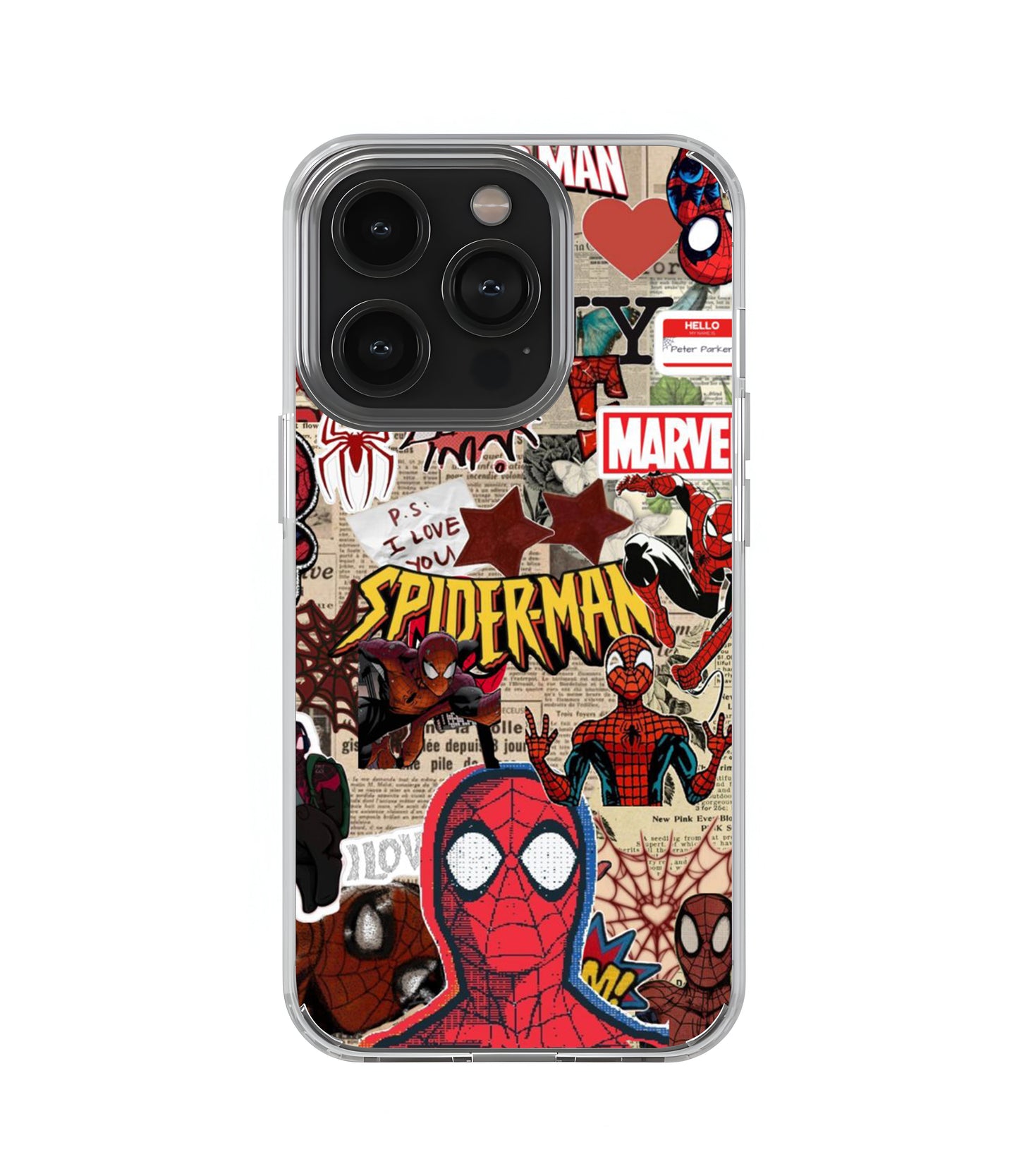 Spiderman Transperent Case