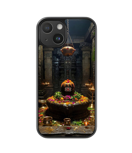 Shivling Glass Case