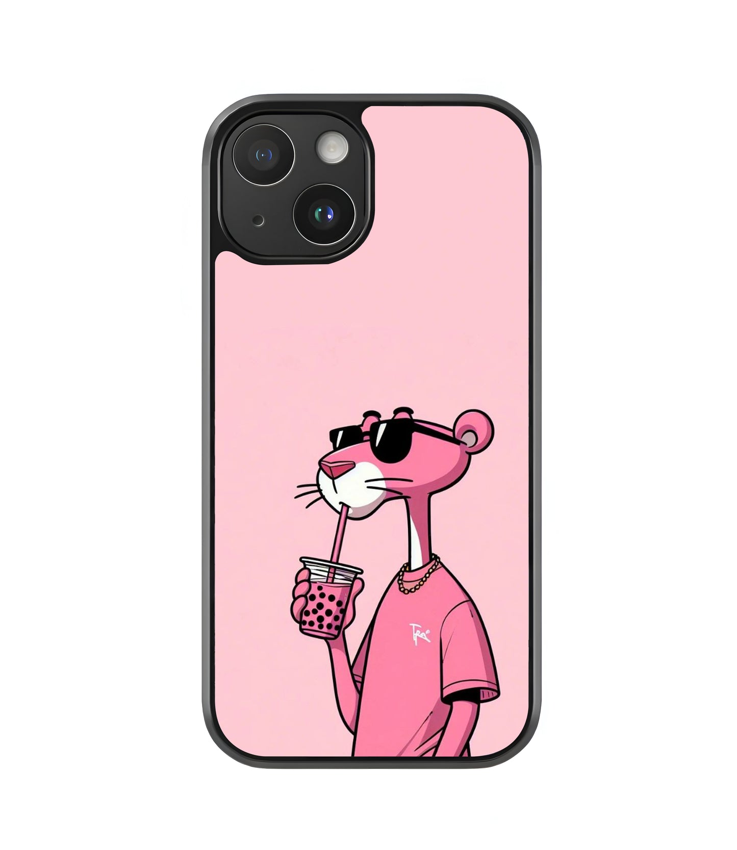 Pink Panther Glass Case