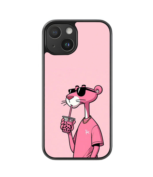 Pink Panther Glass Case