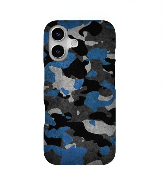 Blue Camo Hard Case