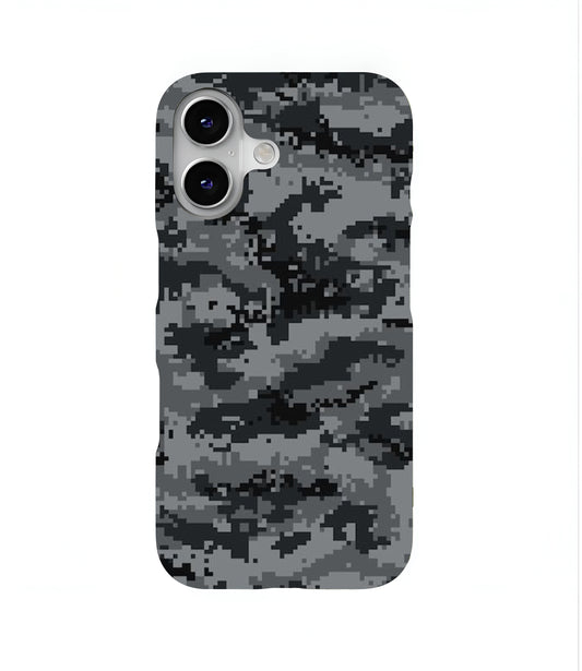 Gray Dot Camo Hard Case