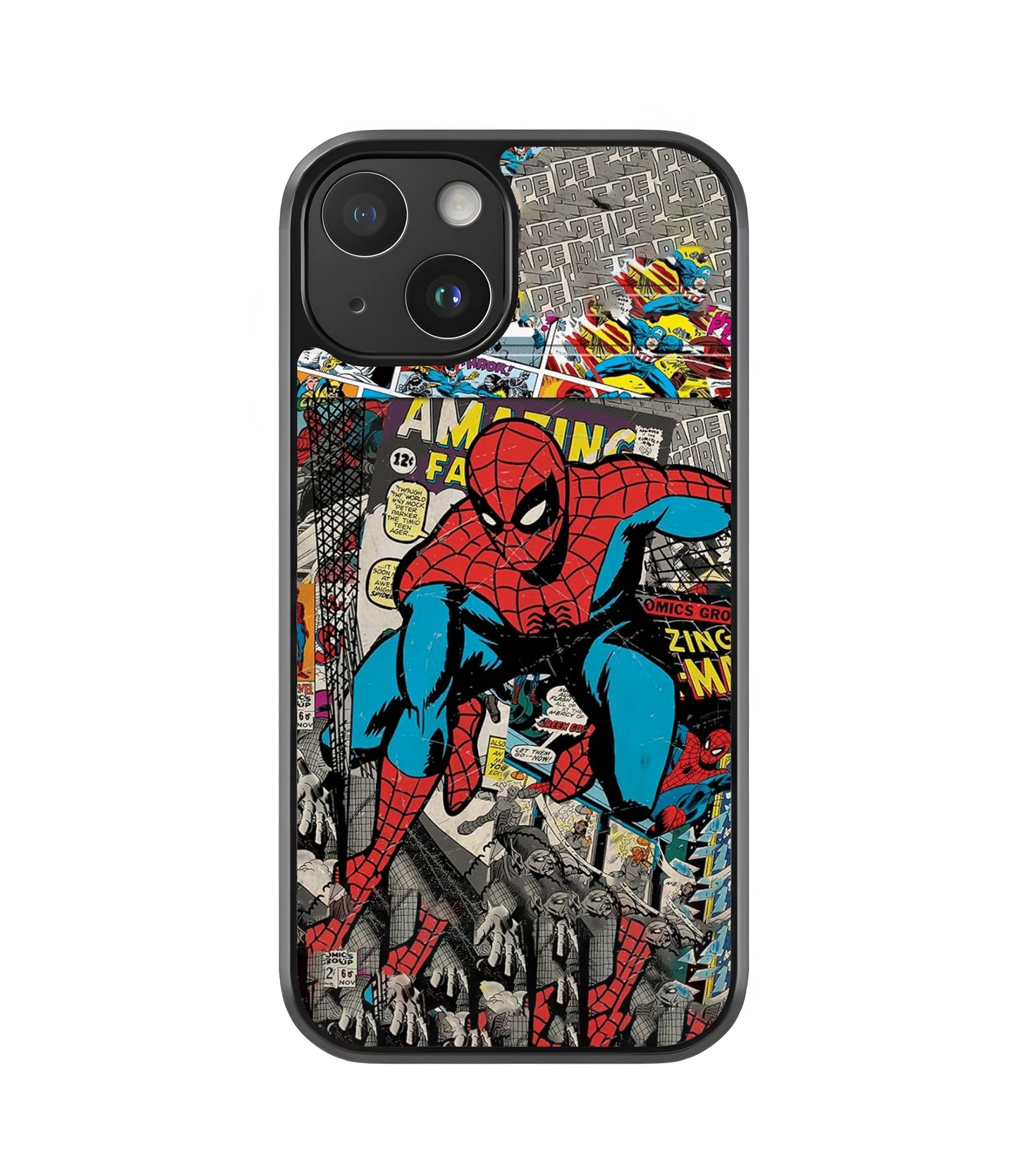 Spiderman Glass Case