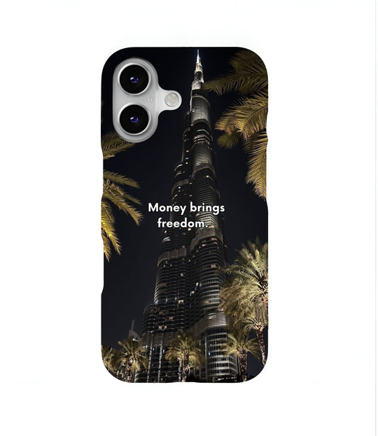 Money Brings Freedom Hard Case