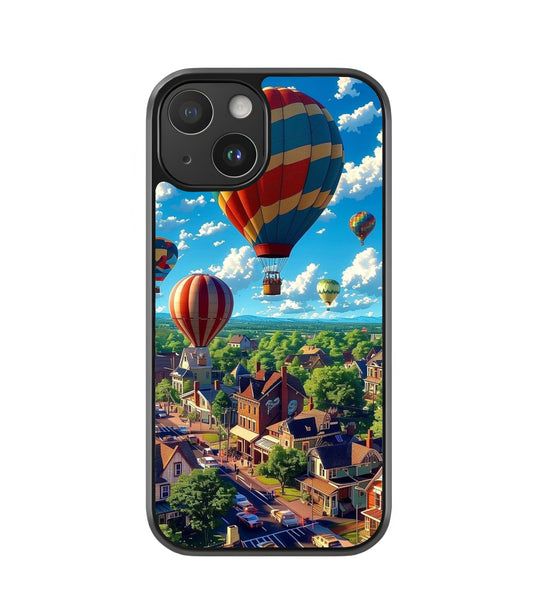 Hot Air Ballon Glass Case