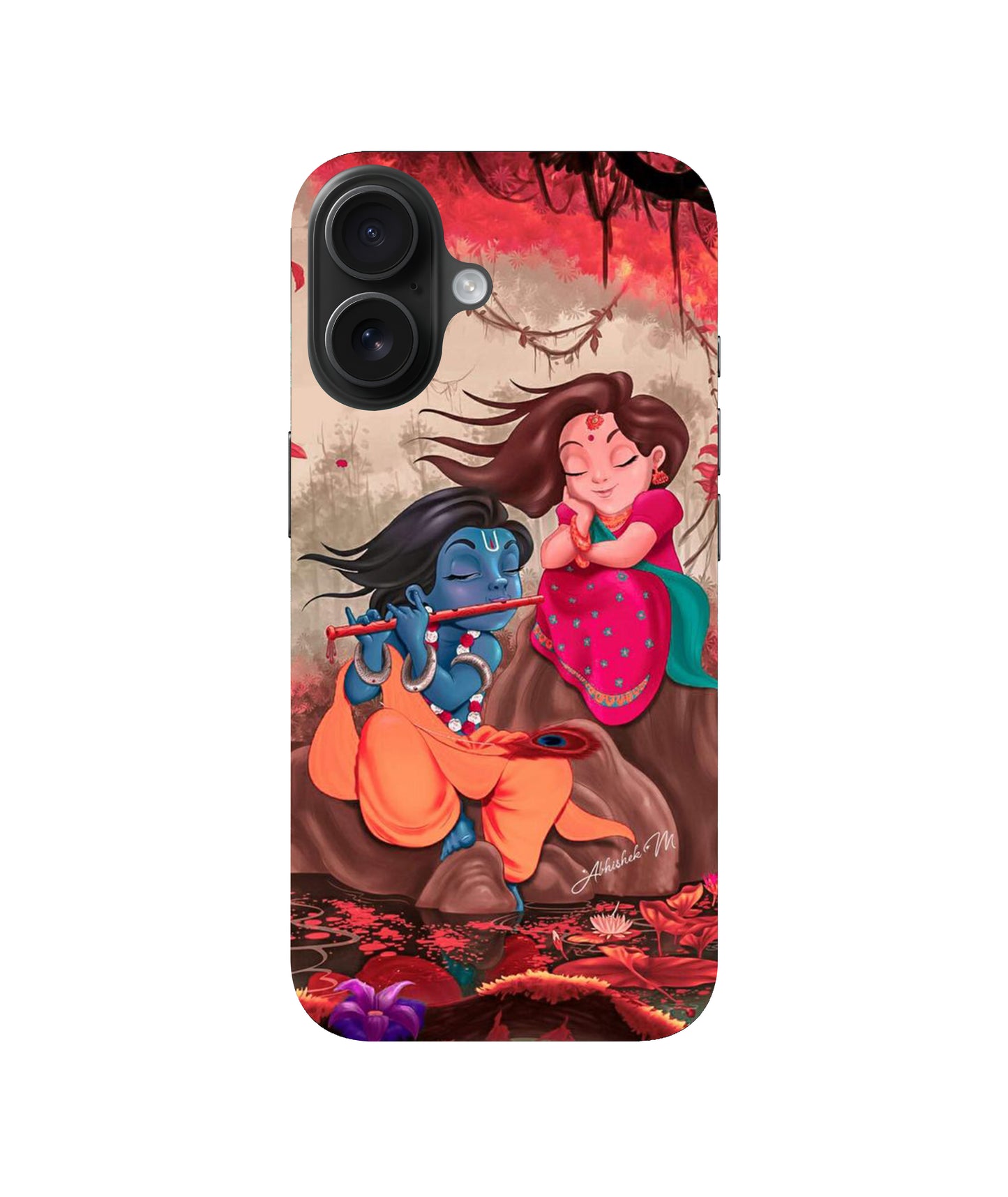 Radha Krishna Soft Case
