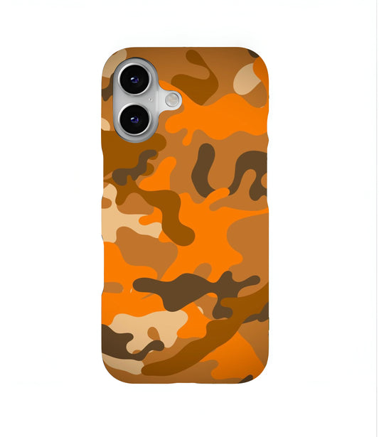 Orange Camo Hard Case