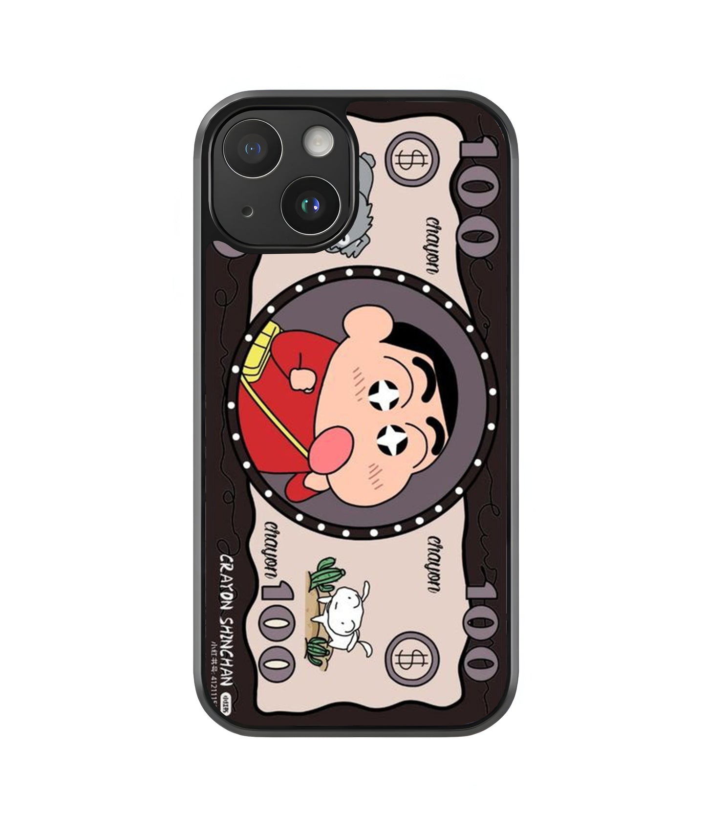 $100 Shinchan Glass Case