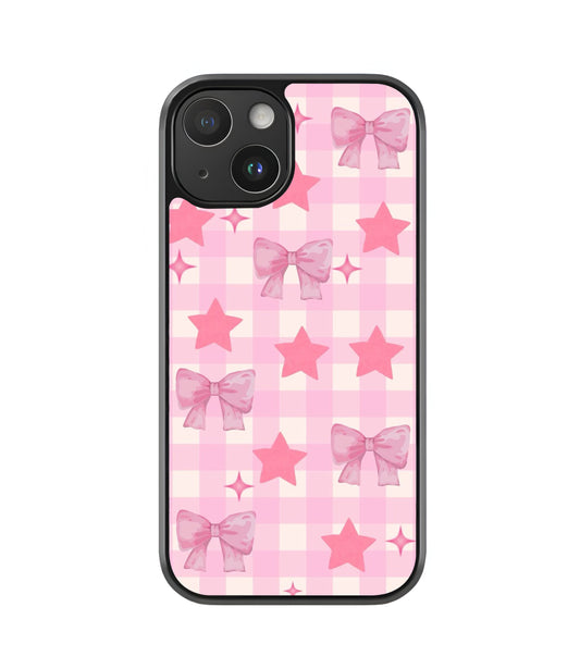 Bow and Star Glass Case