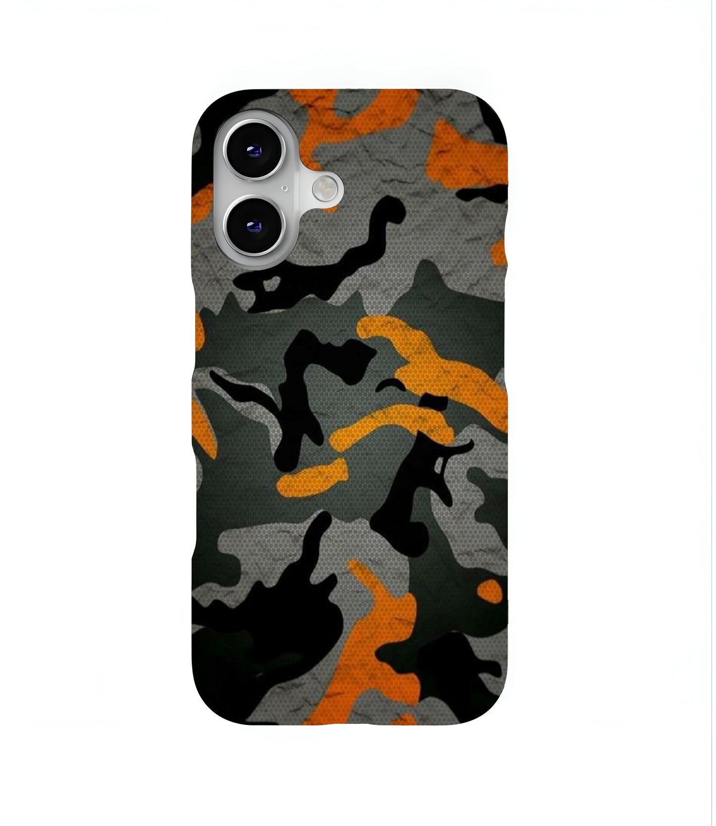 Orange Camo Hard Case