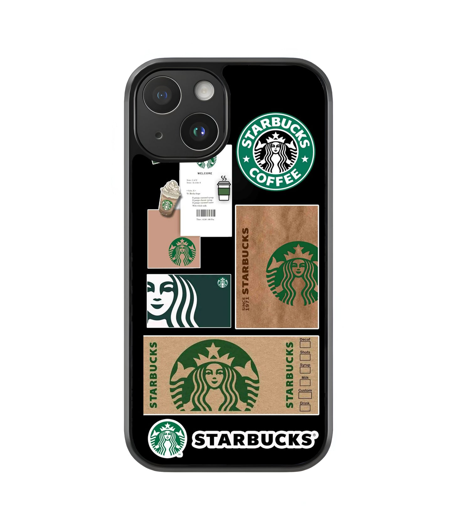 Starbucks Glass Case