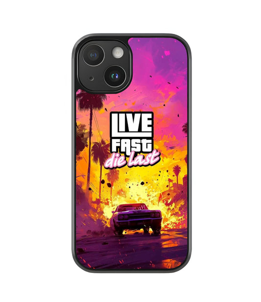 Live Fast Glass Case