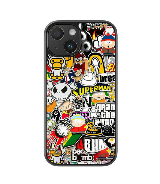 Graffiti Glass Case