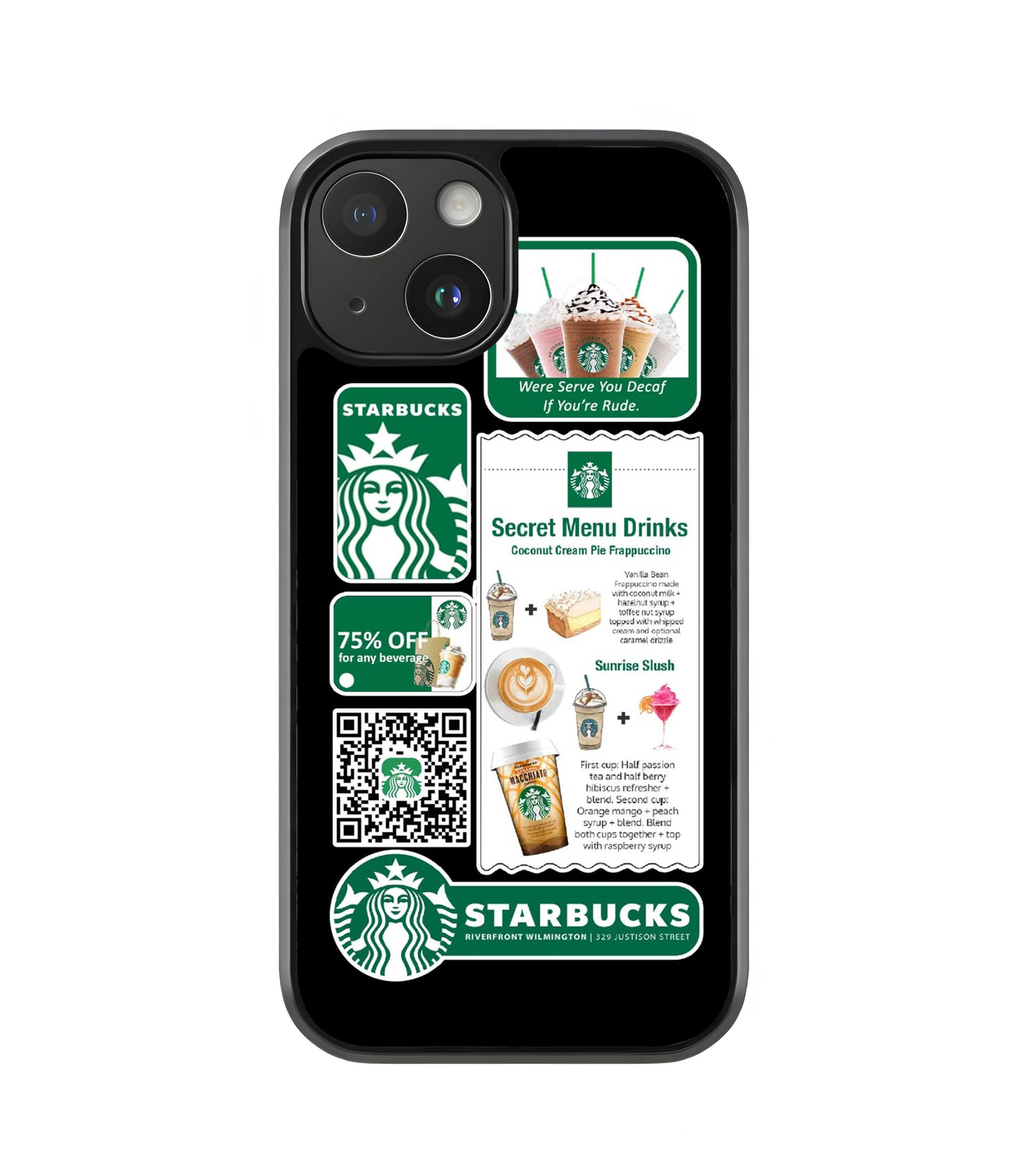 Starbucks Glass Case