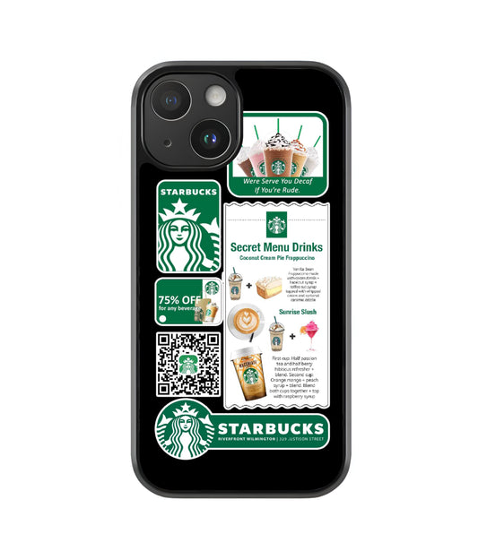 Starbucks Glass Case
