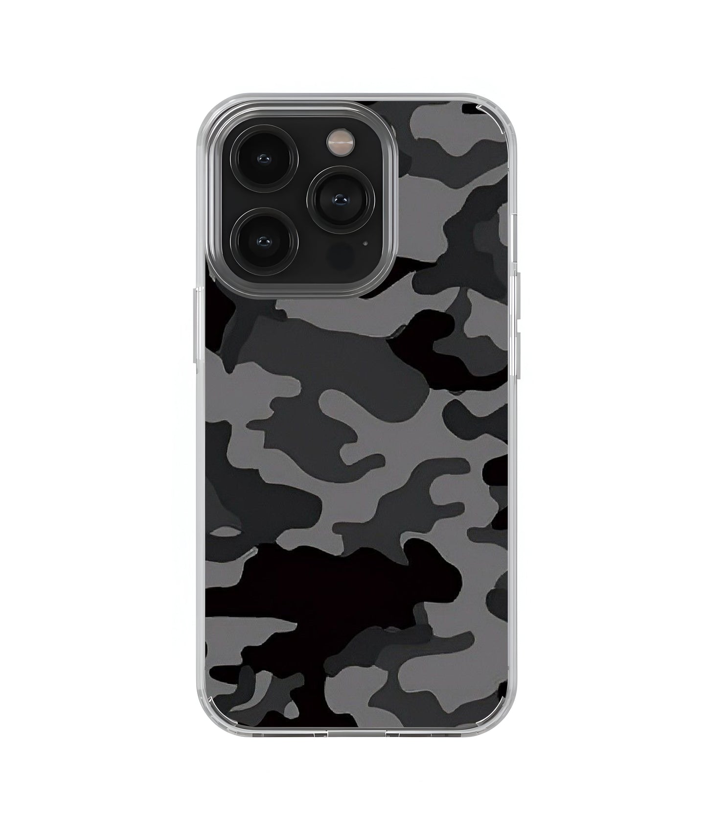 Black Camo Transperent Case