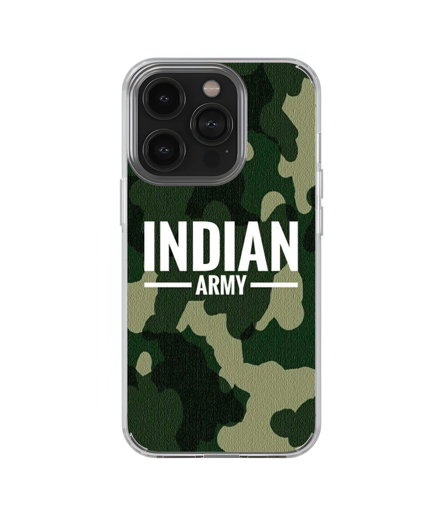 Indian Army Transperent Case