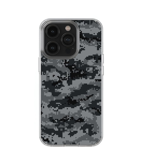 Grey Camo Transperent Case
