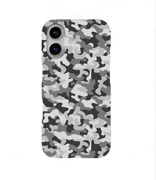 White Camo Hard Case