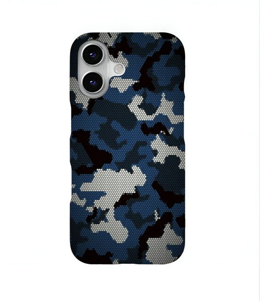 Blue Camo Hard Case