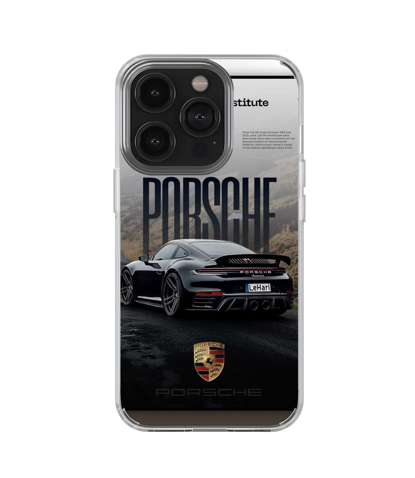 Porche Transperent Case