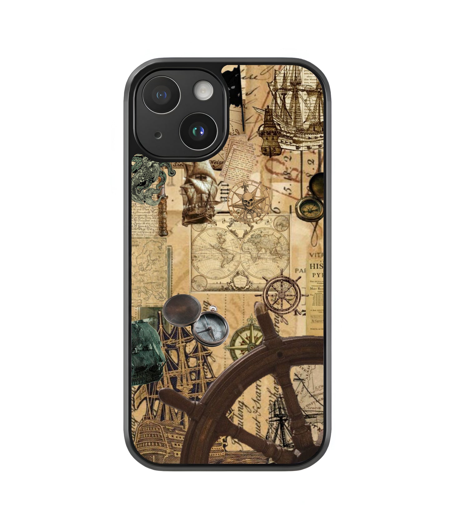 Map Glass Case